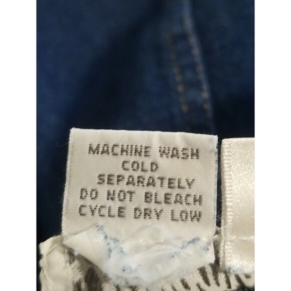 Dreams Vintage Women's Jumpsuit Size L Denim Studded Snap Elastic Playsuit Rompe - Picture 11 of 16